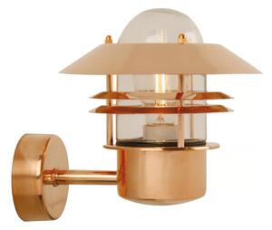 Nordlux - Venkovní nástěnné svítidlo BLOKHUS 1xE27/60W/230V IP54 měděná