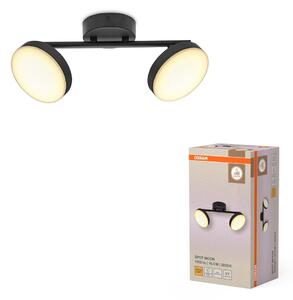 Černé stropní svítidlo 10,50 W Teplá bílá 350 mm