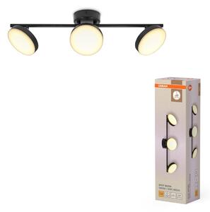Černé stropní svítidlo 16 W Teplá bílá 580 mm