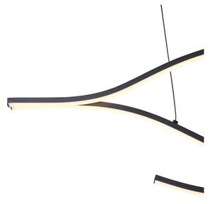 LED Lustr na lanku WAVES LED/30W/230V 3000K