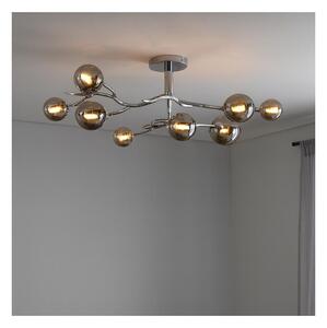 Brilagi - LED Přisazený lustr MISTEL 9xG9/3W/230V černý chrom/kouřová