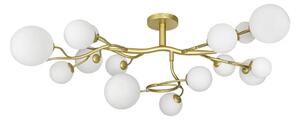 Brilagi - LED Přisazený lustr MISTEL 15xG9/3W/230V zlatá/bílá