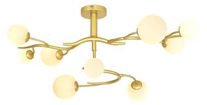 Brilagi - LED Přisazený lustr MISTEL 9xG9/3W/230V zlatá/bílá