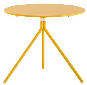 Pedrali Žlutý kovový stůl Nolita 5453 60 cm