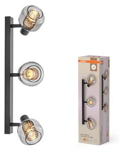Dekorativní černé stropní svítidlo 8,40 W Teplá bílá 604 mm