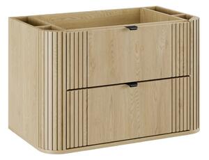 Comad Závěsná skříňka pod umyvadlo Ovalia 80 cm dub Cremona