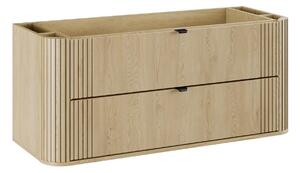 Comad Závěsná skříňka pod umyvadlo Ovalia 120 cm dub Cremona