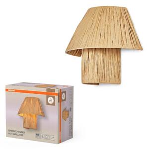 Dekorativní nástěnné svítidlo Bamboo Paper Hut 1xE27 hnědé