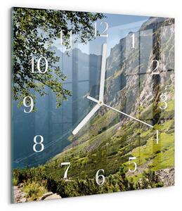 Skleněné hodiny Hory zskb-30x30-00085404