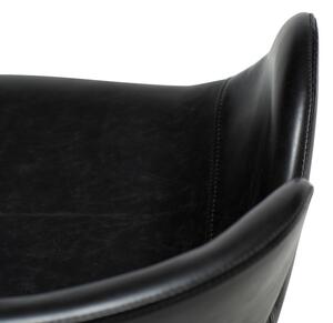 ​​​​​Dan-Form Černá koženková jídelní židle DAN-FORM Gaia