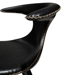 ​​​​​Dan-Form Vintage černá barová židle DAN-FORM Flair 65 cm