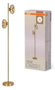 Dekorativní stojací lampa Gold Glass 2xE14, zlatá