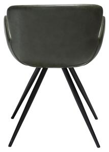 ​​​​​Dan-Form Zelená koženková jídelní židle DAN-FORM Gaia