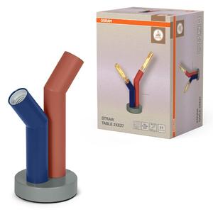Dekorativní stolní lampa Straw, kovová, 2xE27, vícebarevná