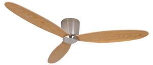 Stropní ventilátor Airfusion Radar z teakového dřeva, Ø 132 cm, tichý – Beacon Beacon Lighting, Airfusion Radar, Dřevo, Obývací pokoj, Dřevo, Moderní