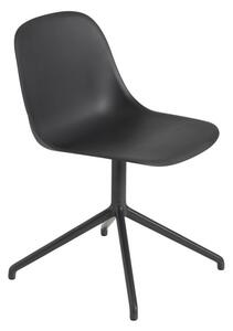 Muuto Židle Fiber Side Chair Swivel Base, black