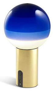 Marset - Dipping Light Portable Blue/Brushed Brass - Lampemesteren
