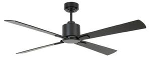 Stropní ventilátor Airfusion Climate DC, černý, tichý – Beacon Beacon Lighting, Airfusion Climate, Černá, Obývací pokoj, Dřevo, Moderní