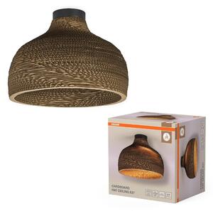 Dekorativní stropní svítidlo Cardboard Hat E27 hnědé