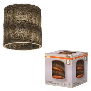 Dekorativní stropní svítidlo Cardboard Cylinder E27 hnědé