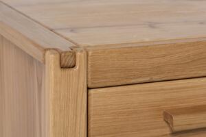 Dřevěný noční stolek Mishel dub