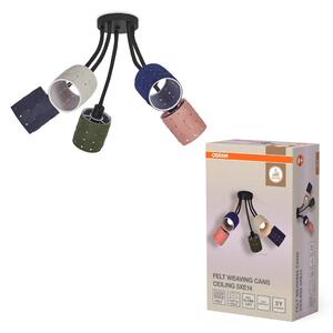 Dekorativní stropní svítidlo Felt Weaving Cans 5xE14 vícebarevné