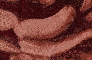 Růžový koberec s motivem růží Bold Monkey Stitchy Roses O 175 cm