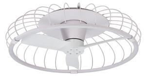 Stropní ventilátor Nature s LED osvětlením, bílý, aplikace CCT, Ø 79 cm – Mantra Mantra Iluminación, Nature, stmívatelné, Bílá, Obývací pokoj, Plast