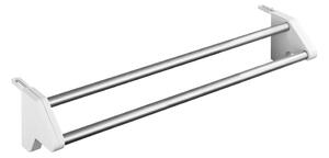 WENKO 3703100 - Sušák na prádlo TWIN 60x13 cm stříbrná/bílá