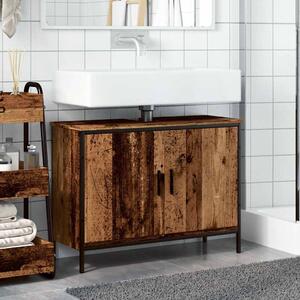 Skříňka pod umyvadlo old wood 80 x 30 x 60 cm kompozitní dřevo
