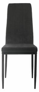Jídelní židle Enrico (tmavě šedá + černá). 1016553