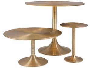 Zlatý kulatý jídelní stůl Bold Monkey Hypnotising 92 cm