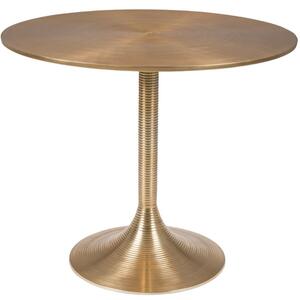Zlatý kulatý jídelní stůl Bold Monkey Hypnotising 92 cm