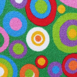 Spoltex, AKCE: 90x135 cm Dětský metrážový koberec Candy 24, šíře, vícebarevná, filc, dětský pokoj