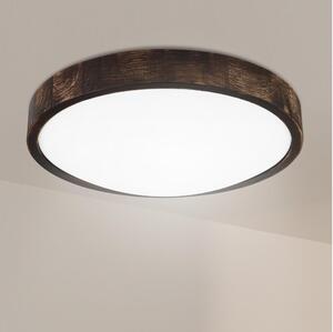 Brilagi - LED Stropní svítidlo CARVALHO SLIM SMOKEY LED/36W/230V dub pr. 37,5 cm