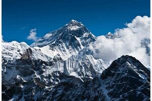 DIMEX | Vliesová fototapeta Himaláje MS-5-1668 | 375 x 250 cm| modrá, bílá, černá