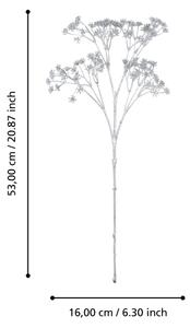 Eglo 428349 - Umělá květina MIADOL 53 cm stříbrná