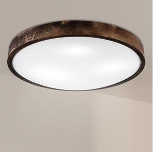 Brilagi - Stropní svítidlo CARVALHO SLIM SMOKEY 3xE27/60W/230V dub pr. 47,5 cm