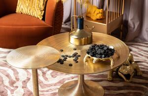 Zlatý kulatý konferenční stolek Bold Monkey Hypnotising 77 cm
