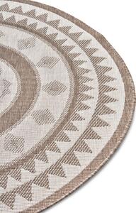 NORTHRUGS - Hanse Home koberce Kusový koberec Twin Supreme 105444 Jamaica Linen kruh – na ven i na doma - 200x200 (průměr) kruh cm