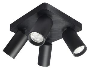 Rabalux 73084 - Bodové svítidlo YORLI 4xGU10/7W/230V černá