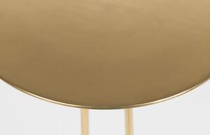 Zlatý kovový odkládací stolek Bold Monkey The Golden Heron 45 cm