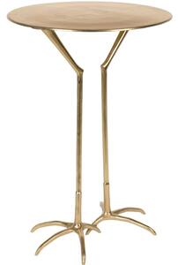 Zlatý kovový odkládací stolek Bold Monkey The Golden Heron 45 cm