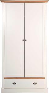 Steens bílá šatní skříň dvoudveřová Sandringham 104