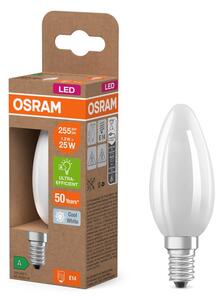 Matná LED žárovka ultra účinná E14 1.2W CLASSIC B, studená bílá