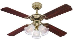 Ventilátor Princess Trio se světlem, dřevěný, tichý – Westinghouse Westinghouse, PRINCESS, Dřevo, Obývací pokoj, Plast, Moderní
