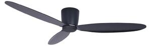 Stropní ventilátor Airfusion Radar, černý, 132 cm, tichý, Beacon Beacon Lighting, Airfusion Radar, Černá, Obývací pokoj, Dřevo, Moderní