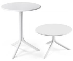 Nardi Bílý plastový zahradní stůl Spritz 60,5 cm