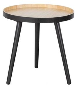 Sasha konferenční stolek přírodní/černá 41X41 cm