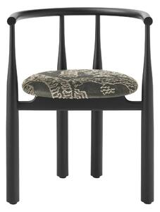 NEW WORKS Jídelní židle Bukowski, Black / Dedar, Tiger Mountain, 003